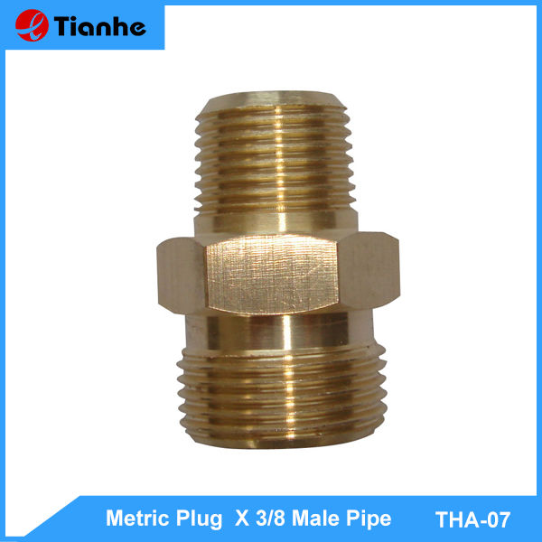 Metric Plug X 3/8 Male Pipe