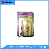 QD Socket 3/8 F&M Plug Set