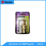 QD Socket 1/4 F&M Plug Set