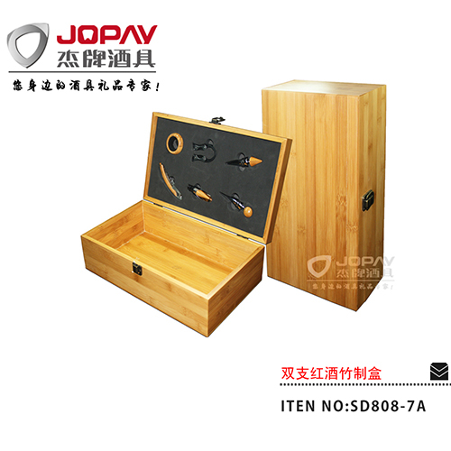 双支红酒木盒 SD808-7