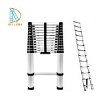 aluminium telescopic ladder with soft close design