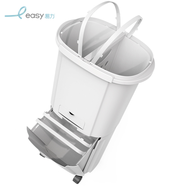 3 Compartments Sorted Garbage Can with Wheels WYL-218