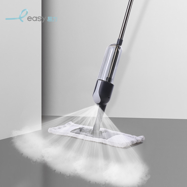 Household Spray Mop Floor Cleaning Mop With 360 Swivel Plate Microfiber Cloth