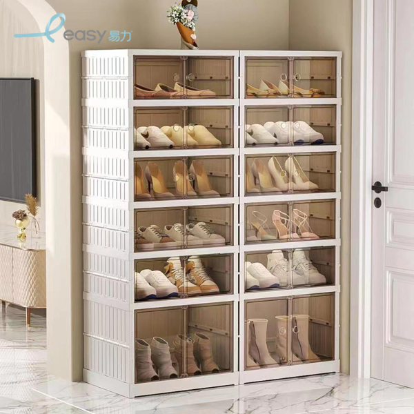 Multilayer folding shoe cabinet WYL-9102