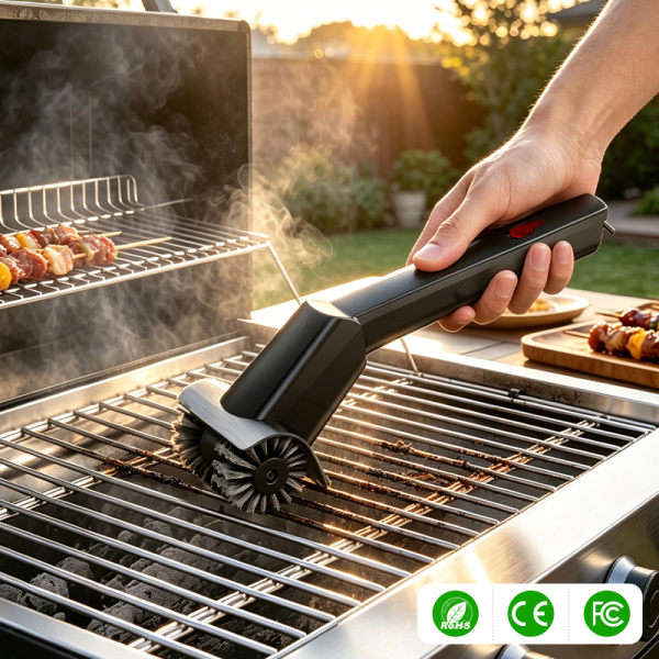 Electric Grill Brush with Water Spray WYL-550/551