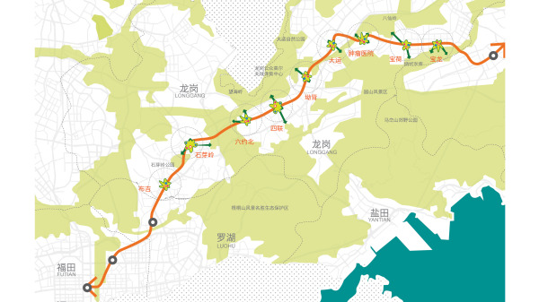深圳地铁14号线龙岗段站前景观总体规划