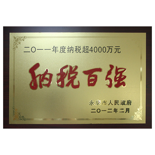 2011年度纳税百强