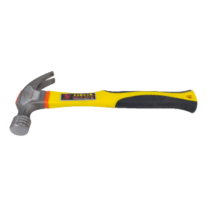 High-grade plastic handle claw hammer