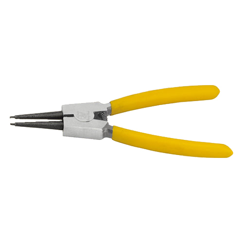Straight outer card retaining ring pliers (for shaft)