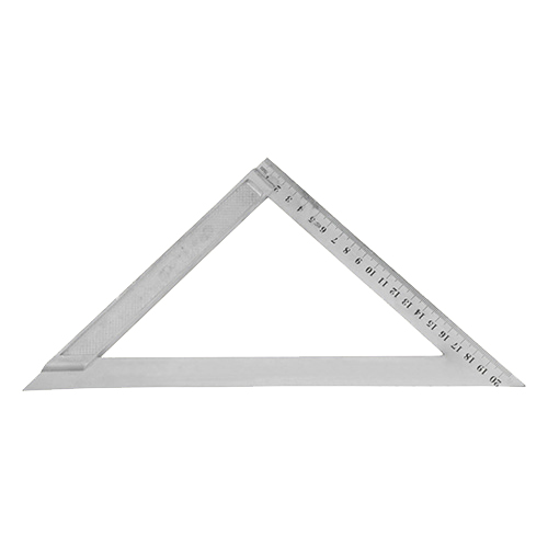 Aluminum seat triangle ruler