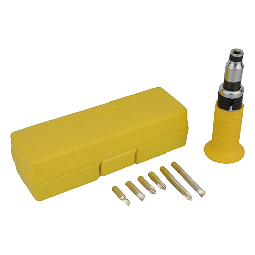 Yellow handle percussion screwdriver 6pcs