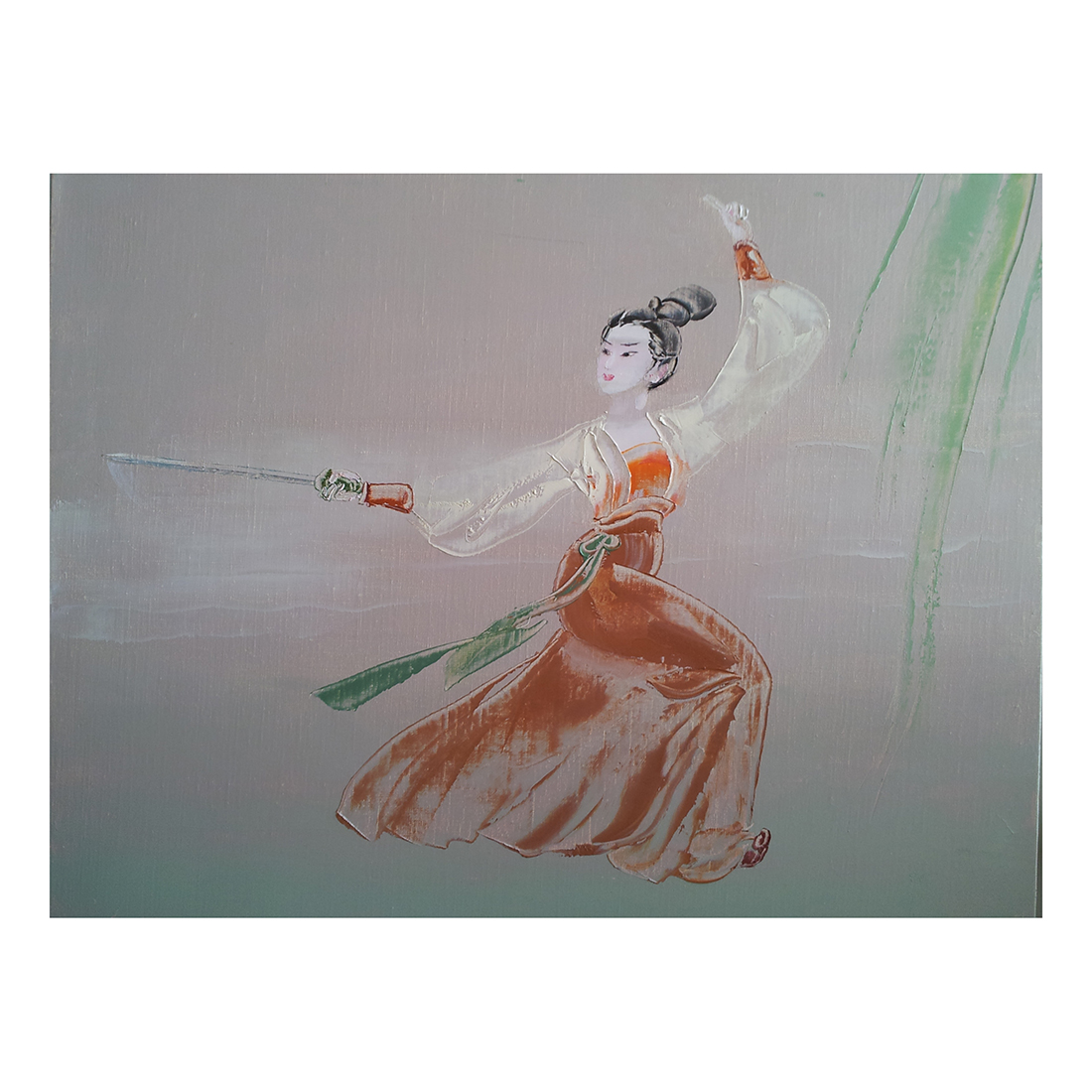 公孙大娘舞剑器2014年 50X60cm