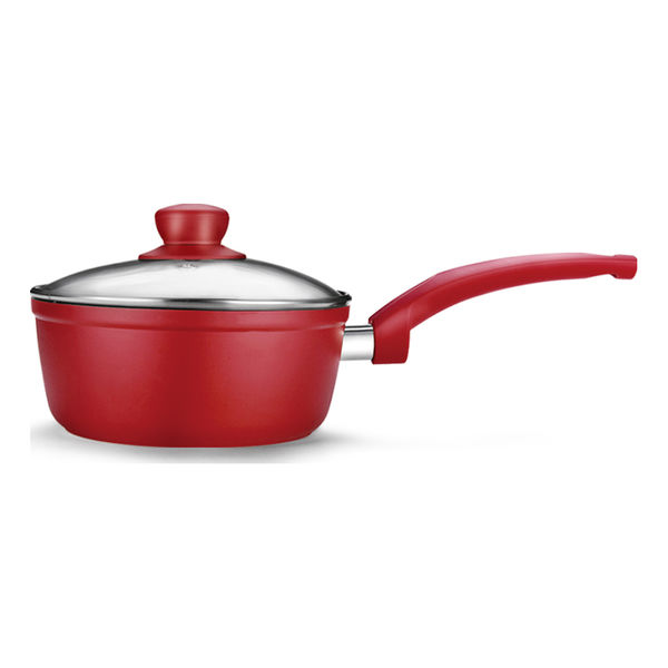 Rosy Red Forged Aluminum Cookware Set JX-FST-02