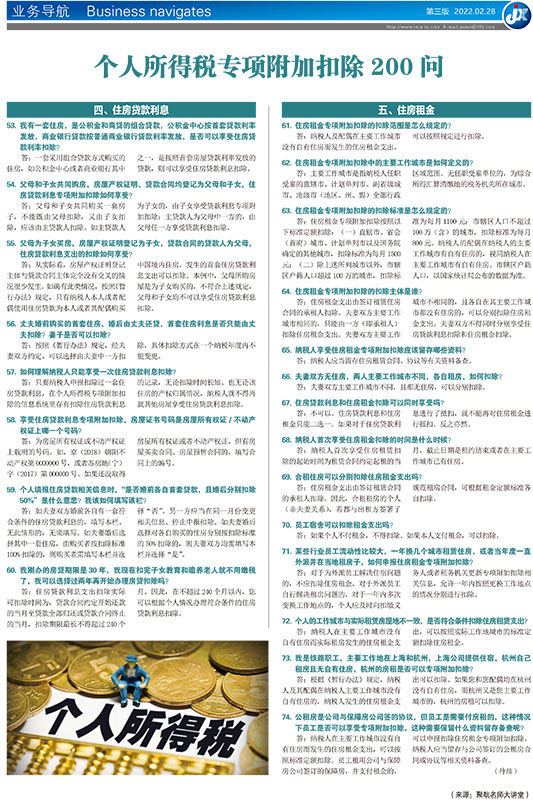 个人所得税专项附加扣除200问