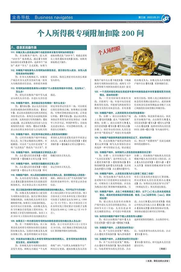 个人所得税专项附加扣除200问