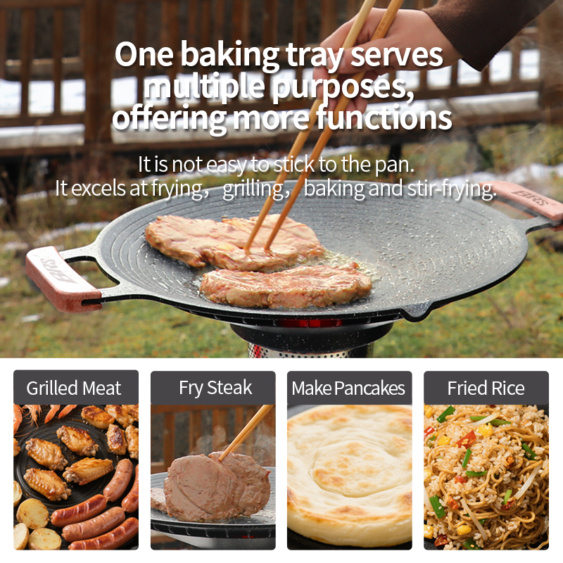 Internal Combustion Heat Collection Baking Tray BRS-P28