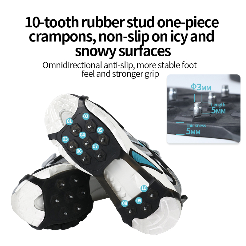 Integrated Rubber and Nail Crampon XB-10