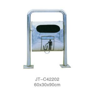 不銹鋼/鋼板噴塑垃圾桶系列 JT-C42202