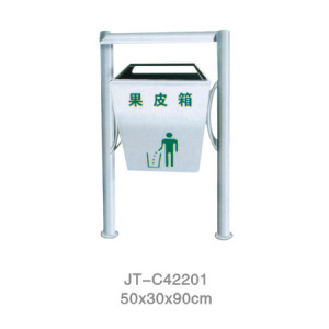 不銹鋼/鋼板噴塑垃圾桶系列 JT-C42201