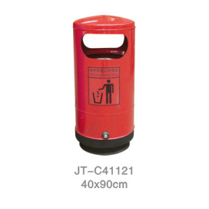 不銹鋼/鋼板噴塑垃圾桶系列 JT-C41121