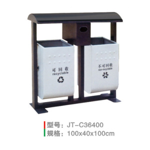 不銹鋼/鋼板噴塑垃圾桶系列 JT-C36400