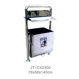 不銹鋼/鋼板噴塑垃圾桶系列 JT-C42300