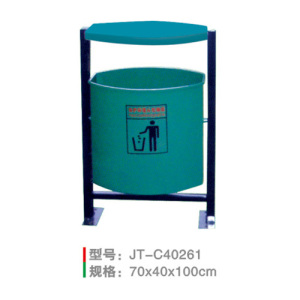 不銹鋼/鋼板噴塑垃圾桶系列 JT-C40261