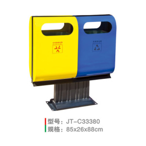 不銹鋼/鋼板噴塑垃圾桶系列 JT-C33380