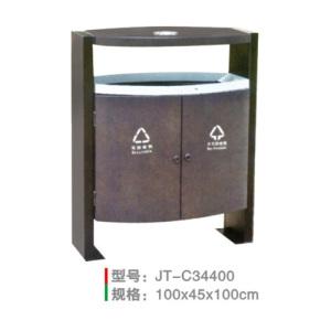 不銹鋼/鋼板噴塑垃圾桶系列 JT-C34400