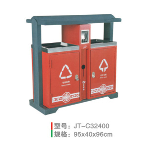 不銹鋼/鋼板噴塑垃圾桶系列 JT-C32400