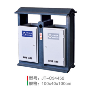 不銹鋼/鋼板噴塑垃圾桶系列 JT-C34452
