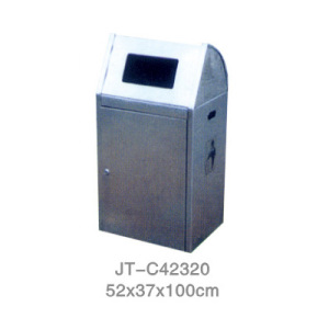 不銹鋼/鋼板噴塑垃圾桶系列 JT-C42320