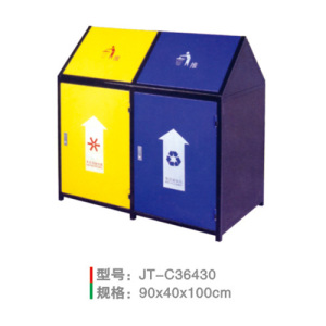 不銹鋼/鋼板噴塑垃圾桶系列 JT-C36430