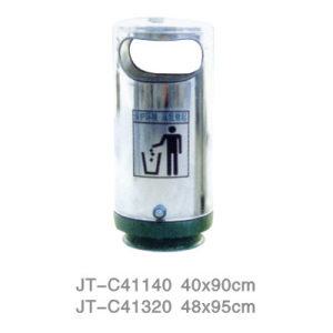 不銹鋼/鋼板噴塑垃圾桶系列 JT-C41140