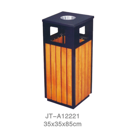 钢木垃圾桶系列 JT-A12221