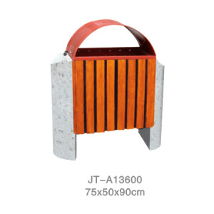 鋼木垃圾桶系列 JT-A13600
