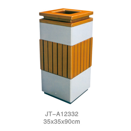 鋼木垃圾桶系列 JT-A12332