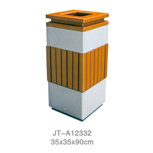 鋼木垃圾桶系列 JT-A12332