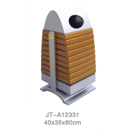 鋼木垃圾桶系列 JT-A12331