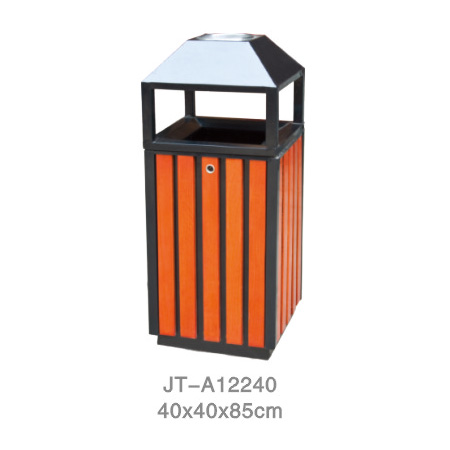 鋼木垃圾桶系列 JT-A12240