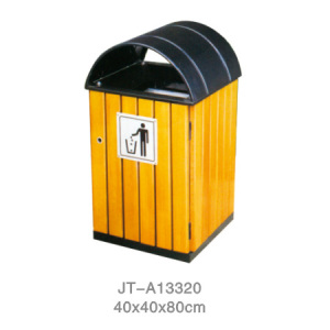 鋼木垃圾桶系列 JT-A13320