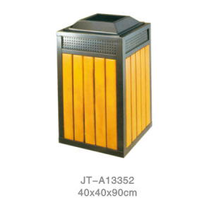 鋼木垃圾桶系列 JT-A13352