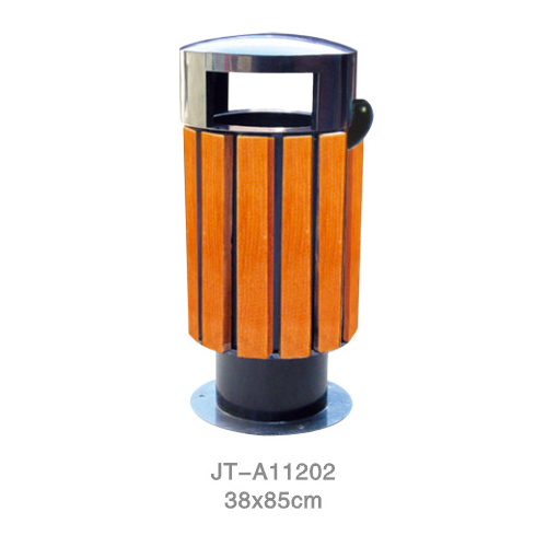 鋼木垃圾桶系列 JT-A11202
