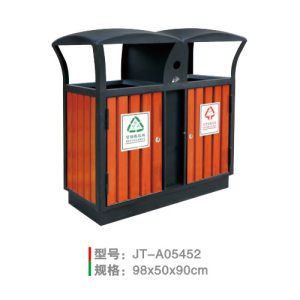 鋼木垃圾桶系列 JT-A05452