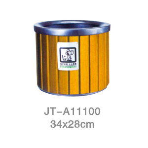 钢木垃圾桶系列 JT-A11100