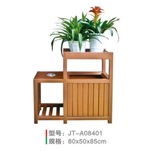 鋼木垃圾桶系列 JT-A08401