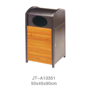 鋼木垃圾桶系列 JT-A13351
