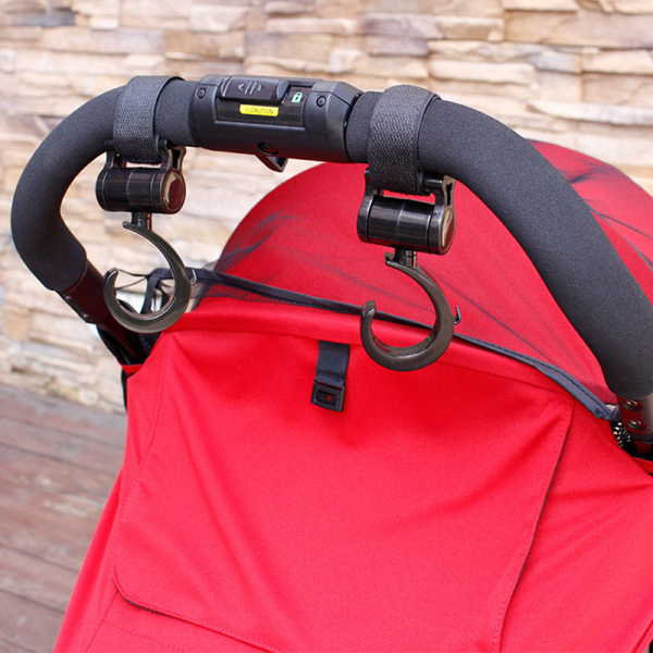 Baby stroller rotating hook 