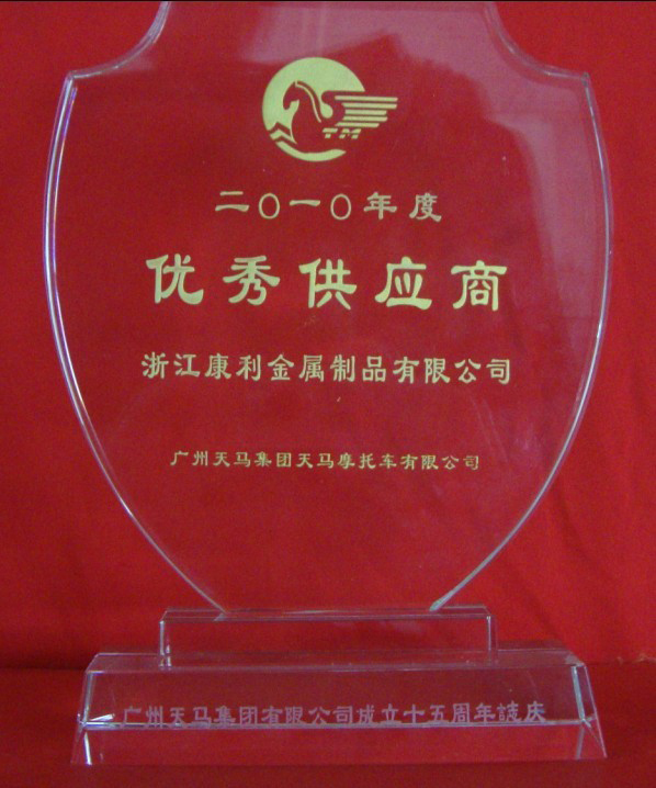 2010年度优秀供应商