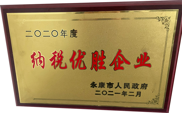 2020年度纳税优胜企